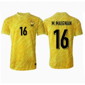 Fotbalové Dres Francie Mike Maignan #16 Brankářské Domácí Oblečení ME 2024 Krátký Rukáv